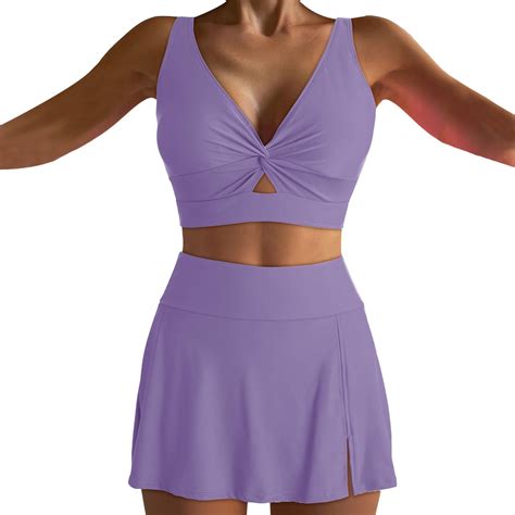 xIANGYUN 2 Piece Bathing Suits for Women's High Waisted Bikini Sets ...