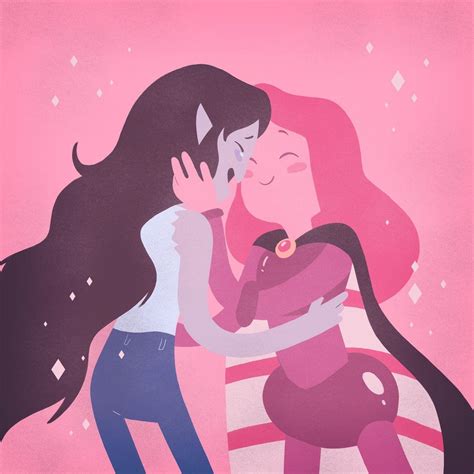 Adventure Time Finn And Marceline Kiss