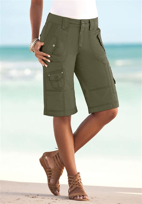 womens cargo shorts
