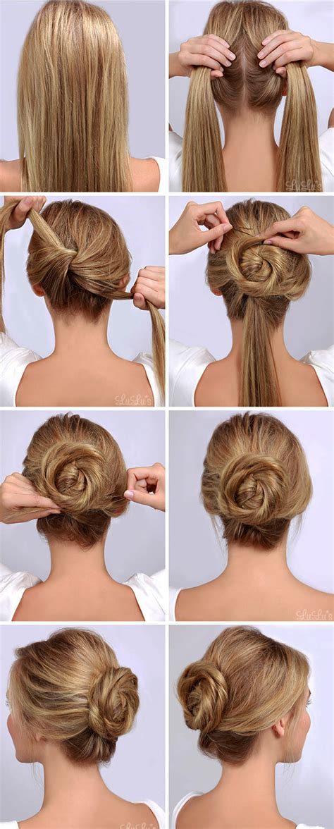 Fine Beautiful Info About How To Tie A Bun Cute Buns For Curly Hair ...