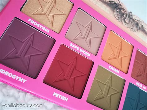 Zoom sur La palette Androgyny de Jeffree Star - Vanilla Beauté