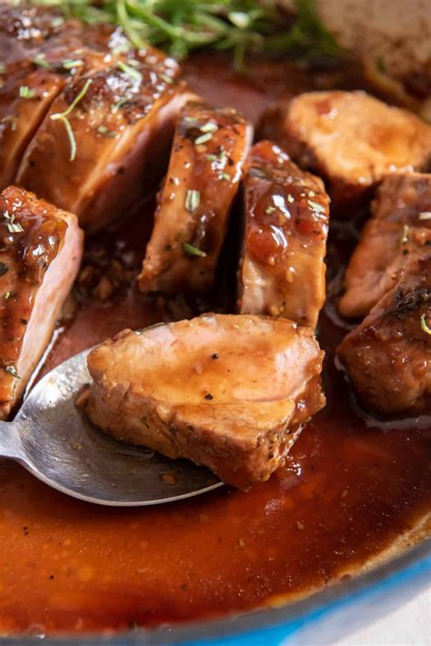 Apricot Glazed Pork Tenderloin is sweet, savory, and absolutely ...