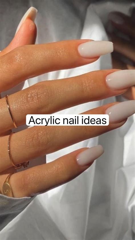 19 nude acrylic nail designs that are always trendy – Artofit
