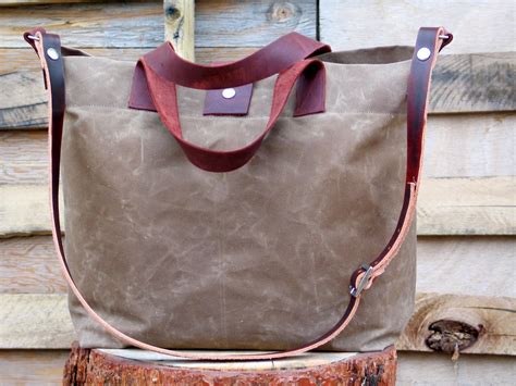 Once upon a bag...: New in the shop: the Waxed Canvas Tote and ...