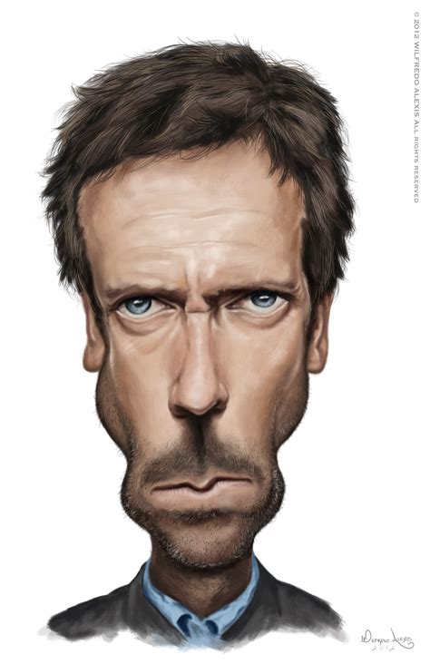Dr House Caricature