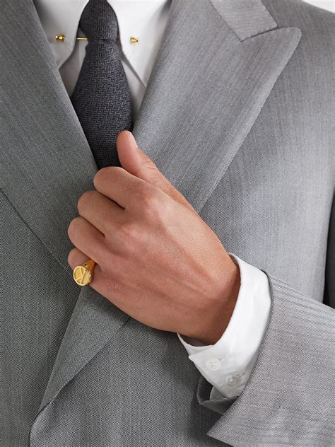 Black And Gold Mens Pinky Rings at Hillary Mccarty blog