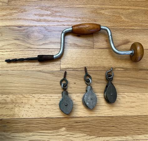 Antique Tools Brace And Bits