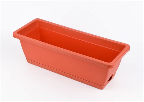 Window Box Planter, Plastic Rectangle Planter Vegetable Flower Planters ...