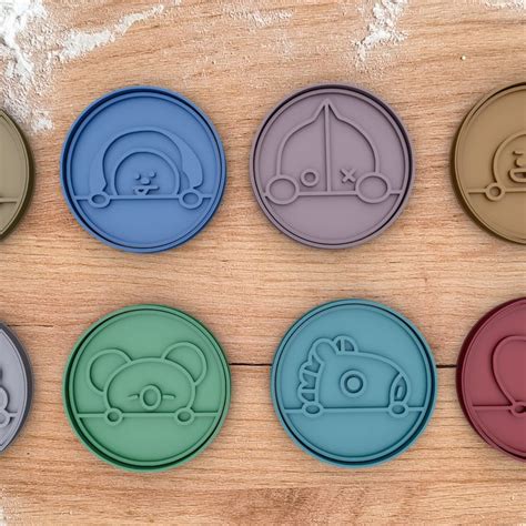 3D Printable 8 Cookie cutter pack from BTS by Mac Cookies