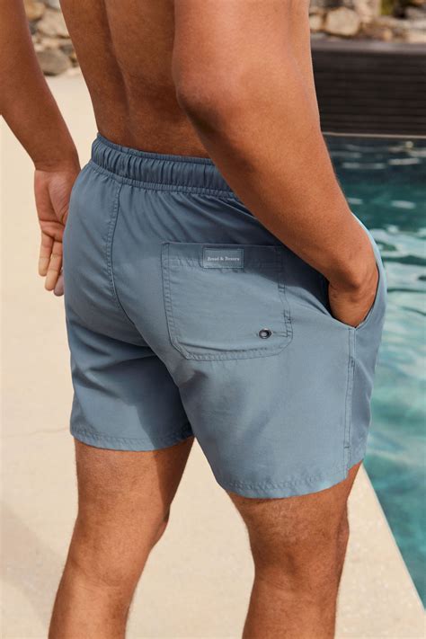 Smoky Blue Swim Trunk for men. Swim wear Bread & Boxers - Bread & Boxers