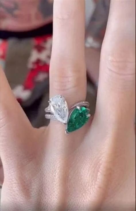 Machine Gun Kelly gave Megan Fox engagement ring of thorns that she ...