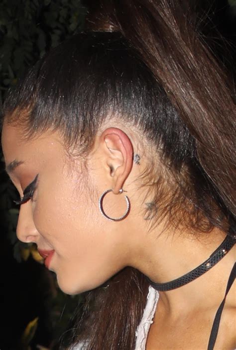 Crescent Moon Tattoo Behind Ear