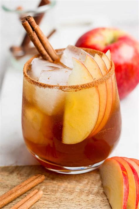 Apple Cider Bourbon Cocktail - The Wooden Skillet