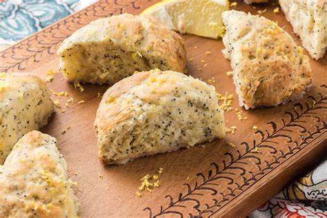 Easy Lemon Poppy Seed Scones | 365 Days of Baking & More