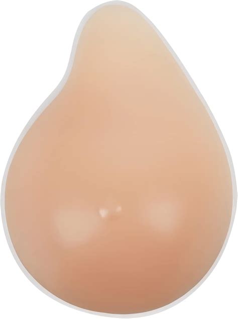 Buy IVITA One Piece Asymmetrical Shape Silicone Breast Form for Mastectomy Prosthesis Chest Bra ...