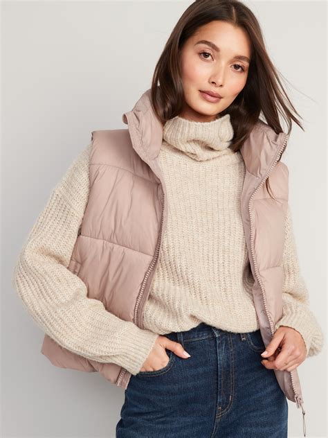 Bronze Quilted Puffer Vest at Isaac Oppen blog