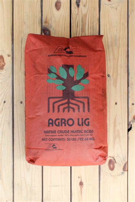 Agro Lig Granular Humic Acids - 50 lb Bag — Seven Springs Farm Supply
