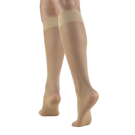 Lites Sheer Support Hosiery - Knee High, 8-15mmHg - J&B At Home