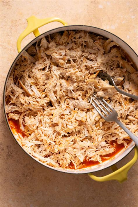 Easy Pulled Buffalo Chicken (Stovetop, Crockpot or Instant Pot ...