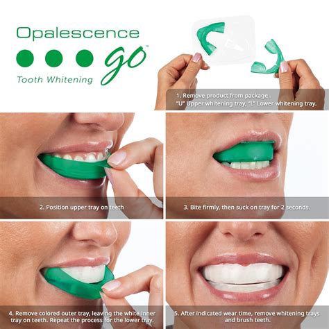 Opalescence GO 15% (10 Tratamentos) Trays de Clareamento Dental Pré-preenchidos com Creme Dental ...