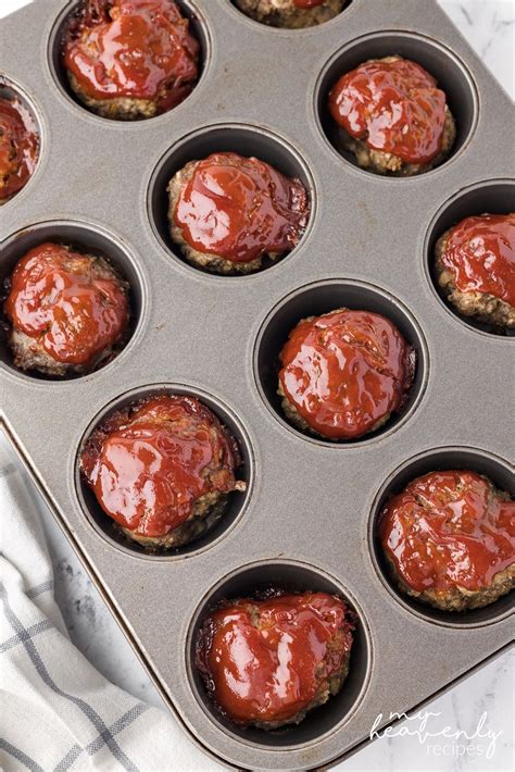 Mini Meatloaves Recipe - My Heavenly Recipes | Muffin tin recipes, How ...