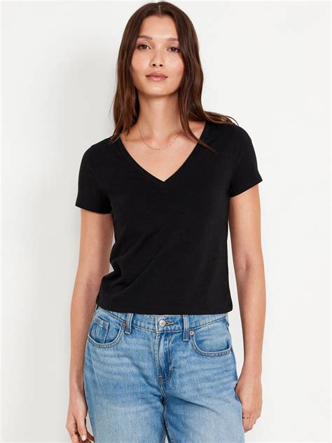 V Neck T Shirts for Women | Old Navy