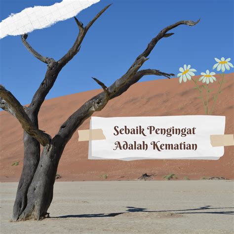 Sebaik Pengingat Adalah Kematian - Rismayani