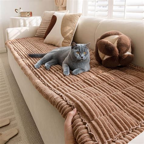 Amazon.com: FUNNY FUZZY Pet Couch Covers for Sofa, Soft Flannel Dog ...