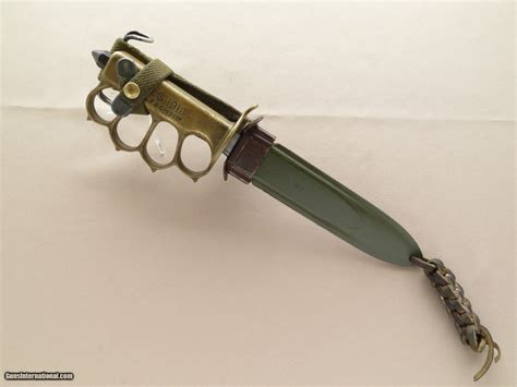 ** SOLD ** U.S. LF&C Model 1918 Trench Knife & Scabbard **Classic WWI ...