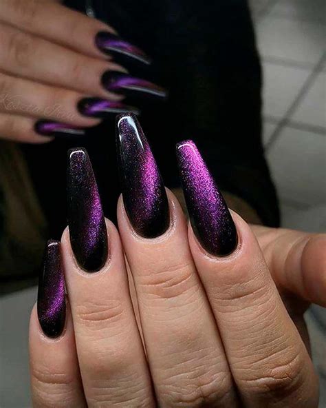 23+ Alluring Black and Purple Nail Ideas For 2024 - DrExplains
