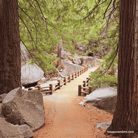 Hiking Vernal Falls on Mist Trail at Yosemite National Park - HappyWanders