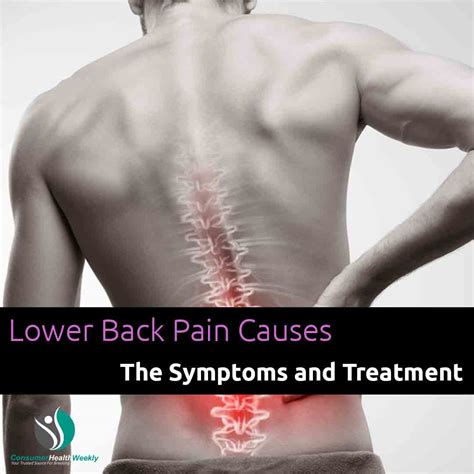 Lower Back Pain Causes - The Symptoms and Treatment