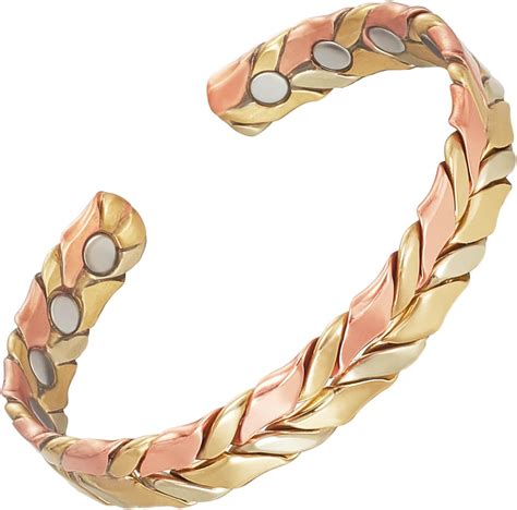Amazon.com: MagVIVACE Women Copper Magnetic Bracelet for Arthritis, Pure Copper Jewelry, Lymph ...