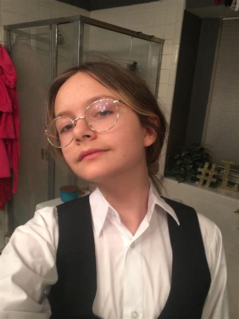 I’m a 13 year old (closeted) trans guy and I was trying on this suit I got for a cosplay and I ...