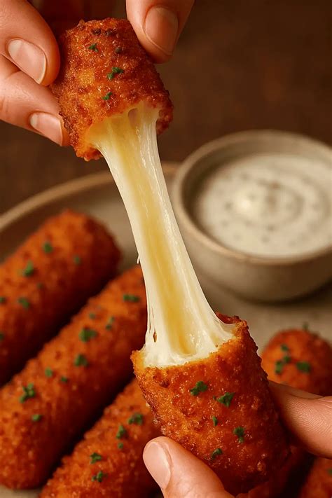 Copycat Chili’s Nashville Hot Mozzarella Sticks (With EPIC Cheese Pulls ...