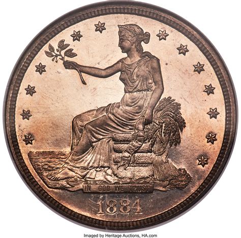 1884 T$1 PR66 NGC. CAC.... Proof Trade Dollars | Lot #4552 | Heritage ...