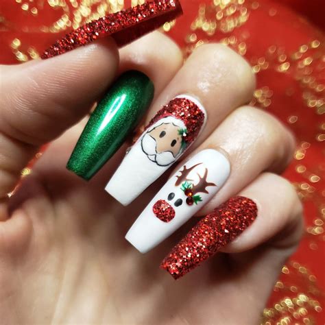 This item is unavailable - Etsy | Xmas nails, Holiday nails, Santa nails
