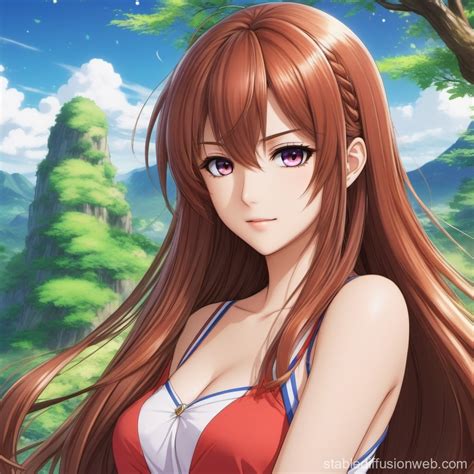 Anime Characters with Long Hair | Stable Diffusion Online