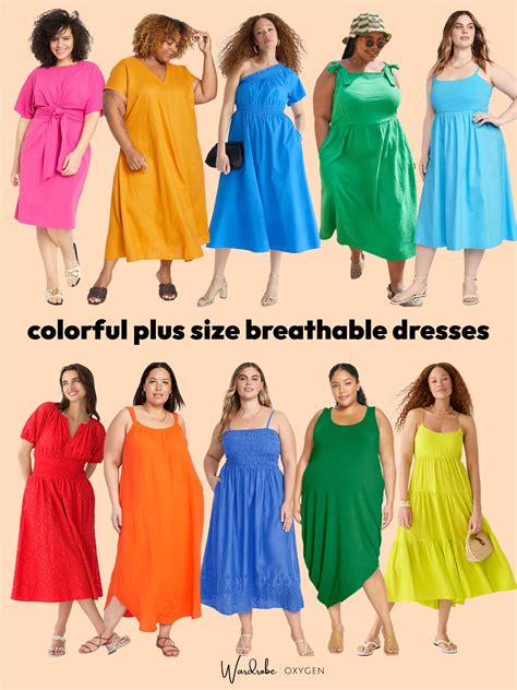 40+ Chic Plus Size Breathable Summer Dresses: