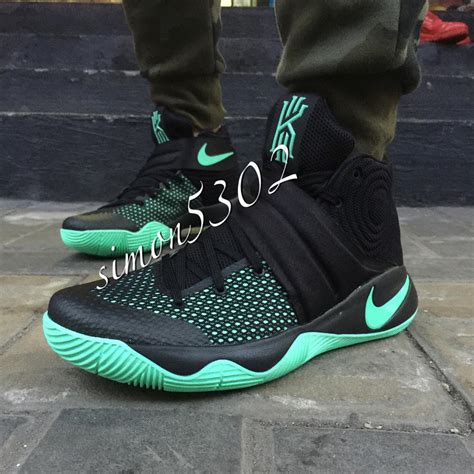 Nike Kyrie 2 Black Green Glow - Sneaker Bar Detroit