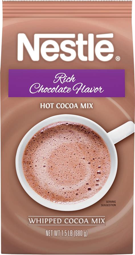 Amazon.com : Nestle Hot Chocolate Packets, Milk Chocolate Flavor Hot ...