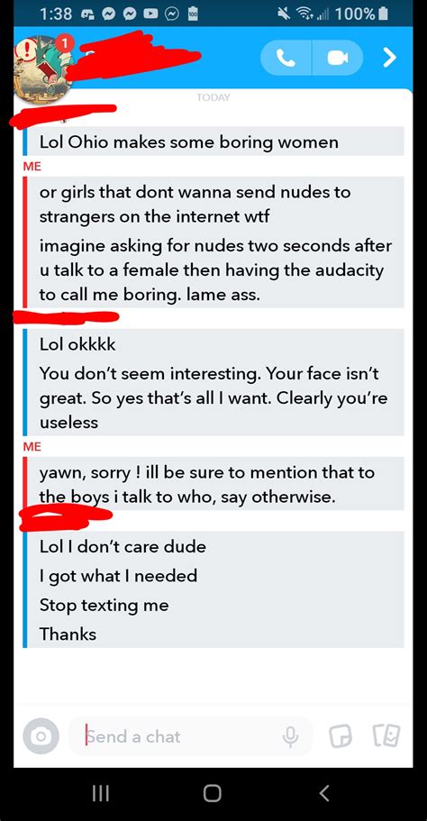 for context, this guy added my Snapchat and i had no idea who he was, sent him a couple selfies ...
