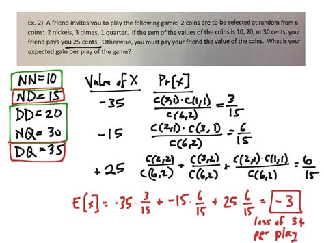 Expected Values | Math, Finite Math | ShowMe