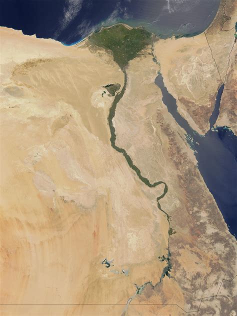 NASA Visible Earth: The lower Nile Valley