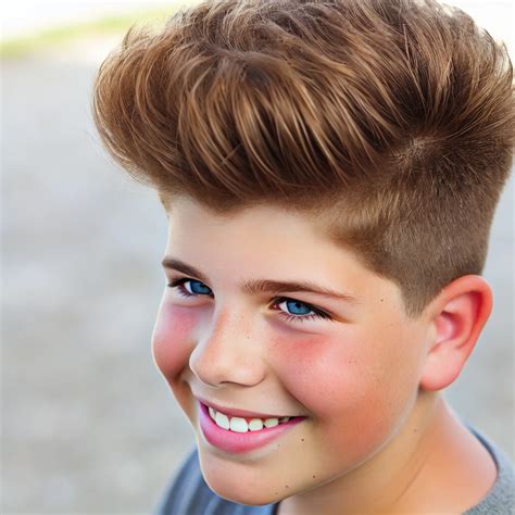 36 Cool Haircuts for Young Teen Boys to Rock : Sleek Fade with Side ...