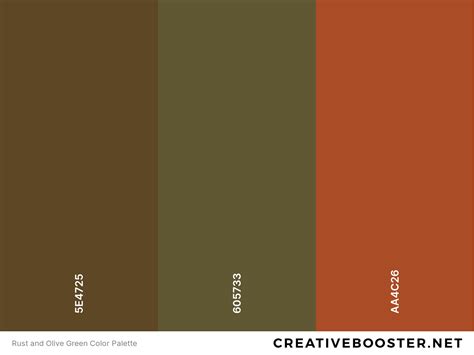 Olive Green Color Palette