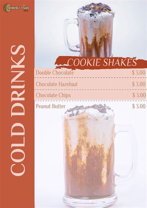 Shacabka Branch Menu | Cookies Time Bakery