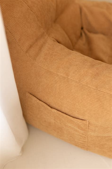 Brown Corduroy Bean Bag – Lullaby Loungers