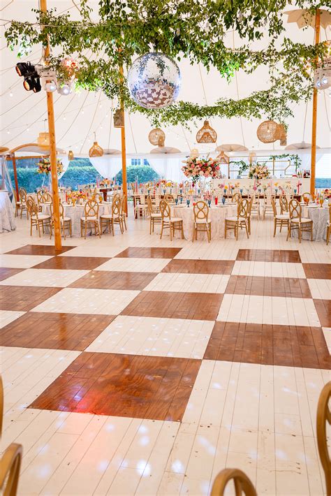 Checkered Dance Floor - Sperry Tents Marion, Inc.
