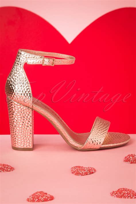 Katy Perry Shoes De Goldie-sandalen in roségoud | Shop bij Topvintage